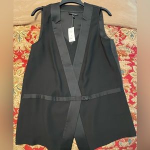 Banana Republic suit vest black size 6